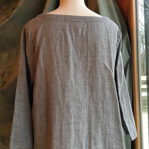 J. JILL Pure Petite Cotton Swing Top - Picture 3 of 8